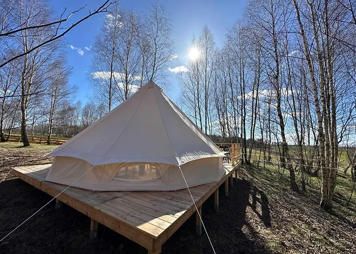 Luksusowy namiot Brzozowisko Tuchomko - Glamping *