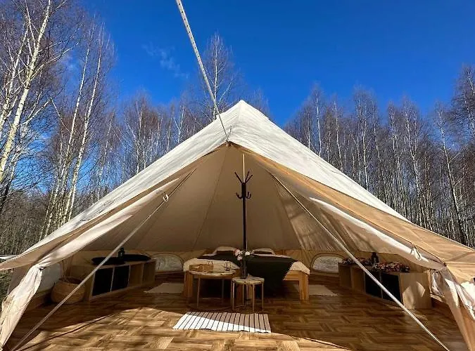 Luksusowy namiot Brzozowisko Tuchomko - Glamping