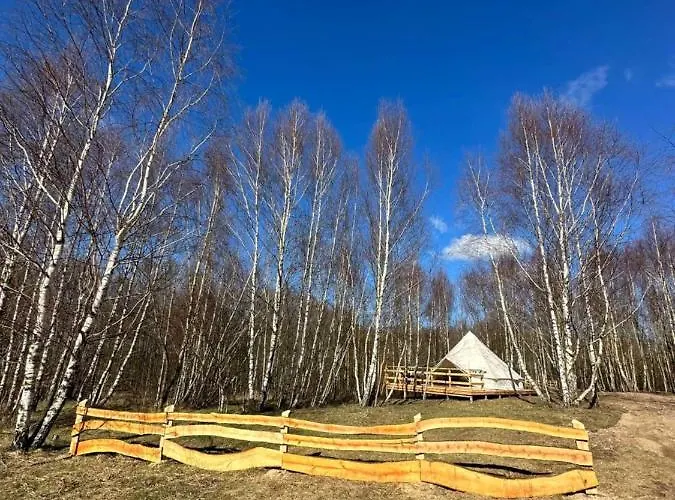 Luksusowy namiot Brzozowisko Tuchomko - Glamping *