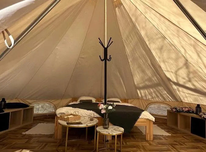 Luksusowy namiot Brzozowisko Tuchomko - Glamping *